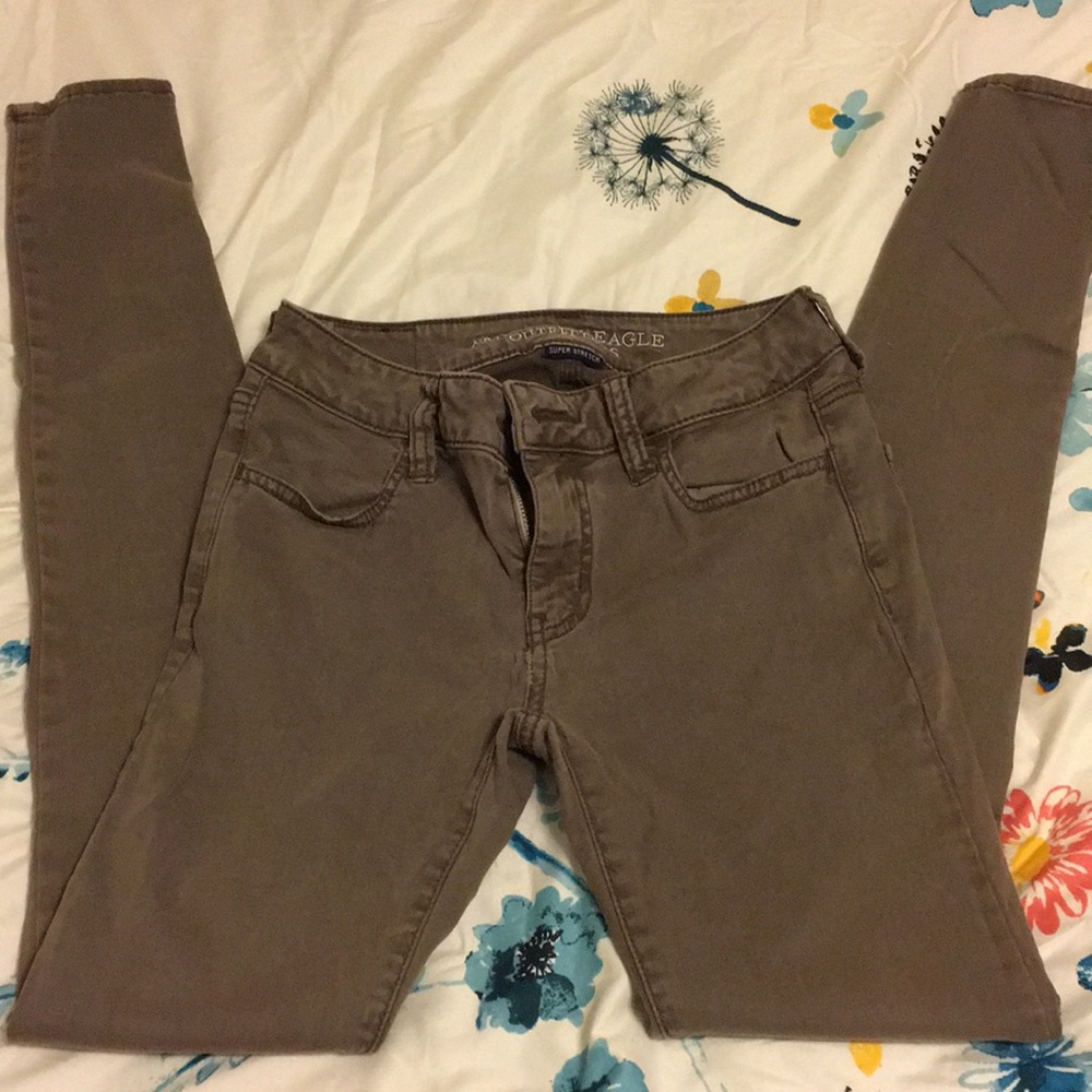 AEO Sateen X Color Jeggings